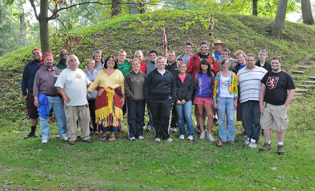Walk with the Ancients at Ohio earthworks in 2009.