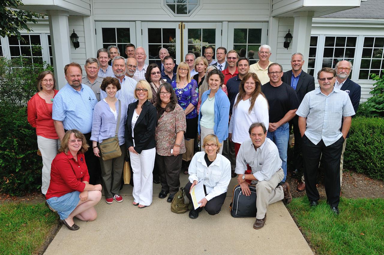 World Heritage Ohio Experts Meeting group photo, 2013. Image courtesy of Timothy E. Black.