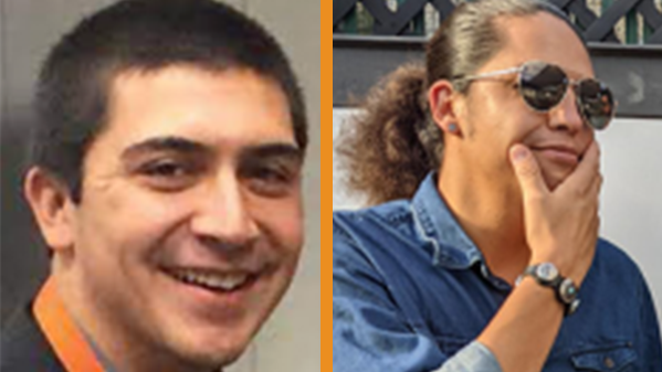 Michael Charles (left) and Gregorio Gonzales (right).