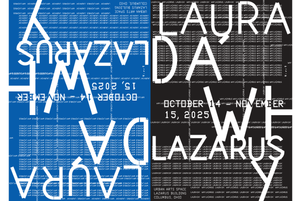 Laura Da' Why Lazarus exhibit, October 14-December 15, 2025. Urban Arts Space Corridor.